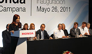 Honda inaugura su planta de Argentina