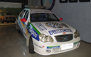 Geely CK, auto oficial 2013 del Club Uruguayo de Rally